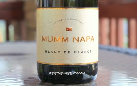 A highly recommended sparkling wine, the Mumm Napa Blanc de Blancs. 90% Chardonnay and 10% Pinot Gris sparkling wine from Napa Valley, California. The wine is made using the méthode champenoise like Champagne where the secondary fermentation that creates the bubbles happens in the bottles, in this case over 18 months. It has 9.5 g/L […] Copyright © Reverse Wine Snob, LLC. #wine #winelover #reversewinesnob Pino Grigio Wine, Four Seasons Napa Valley, Best Sparkling Wine, Napa Valley Wine Tours, Wine Snob, Beringer Winery Napa Valley, Pinot Gris, Tignanello Wine, Red Grapes