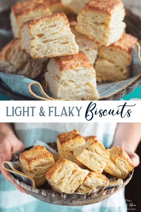 Flaky Layer Biscuits Recipes, Flaky Biscuit Recipe, Flakey Biscuits, Flaky Buttermilk Biscuits, Chili Pot, Biscuits From Scratch, Soup Chili, Southern Biscuits, The Seasoned Mom