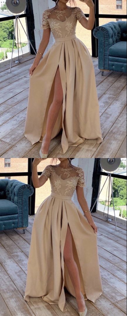 Champagne Bridesmaid Dresses With Sleeves, Champagne Bridesmaid Dresses Short, Champagne Bridesmaid Dresses, Champagne Bridesmaid, Bridesmaid Dresses With Sleeves, Champagne Dress, Pretty Prom Dresses, فستان سهرة, Short Bridesmaid Dresses