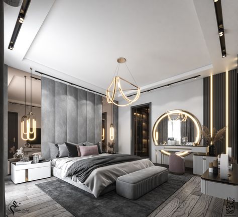 Luxe Bedroom, Interior Design Per La Casa, Bedroom Interior Design Luxury, Modern Luxury Bedroom, Modern Bedroom Interior, Luxury Bedroom Design, Luxury Bedroom Master, Elegant Bedroom, Bedroom Furniture Design