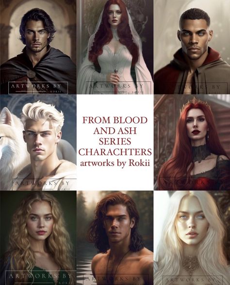 Of Flesh And Bone Fanart, Poppy And Casteel Fan Art, Kolis From Flesh And Fire Fan Art, Born Of Blood And Ash, Nyktos And Seraphina, Prisca And Lorian, Ash And Seraphina, Crown Of Gilded Bones Fan Art, Craven From Blood And Ash