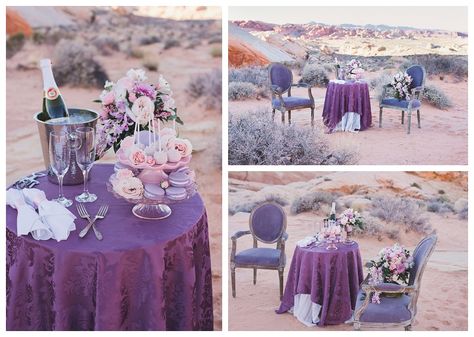 Delicate Wedding at Valley of Fire Purple Desert, Weddings Elegant, Vegas Weddings, Delicate Wedding, Casual Decor, Purple Details, Intimate Elopement, Valley Of Fire, True Love Stories