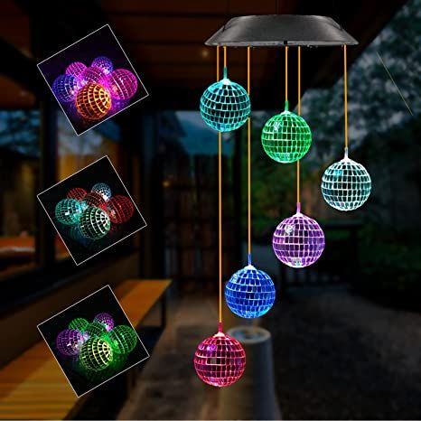 Amazon.com: Gifts for Women, Kwaiffeo Solar Disco Ball(Gifts for Mom Grandma, Birthday Gifts for Mom Women), Color Changing Hanging Solar Lights for Yard Patio Porch Garden Decor, Mothers Day : Patio, Lawn & Garden Landscape Pathway, Disco Mirror, Solar Wind Chimes, Hanging Solar Lights, Solar Path Lights, Mobile Hanging, Ball Lamp, Ball Lamps, Outdoor Gifts