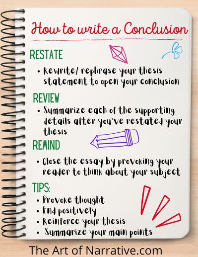 Learn how to write a conclusion in 3 simple steps, and no time at all! Find out what a good conclusion looks like, and how to write a terrific one! #writing #essay #writingtips #conclusion… More How To Write A 5 Page Essay, How To Write A Good Conclusion, Ways To Start A Conclusion Paragraph, How To Write A Conclusion Paragraph, College Help, Reflective Essay, Writing Conclusions, Admission Essay, Writing Outline