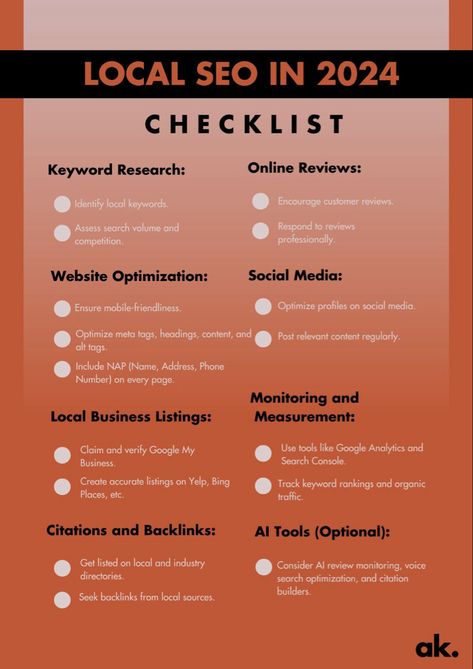 Local SEO Local Seo Checklist, Seo Checklist, Marketing Checklist, Small Business Trends, Small Business Strategy, Seo Basics, Organizing Paperwork, Seo Strategies, Seo Business