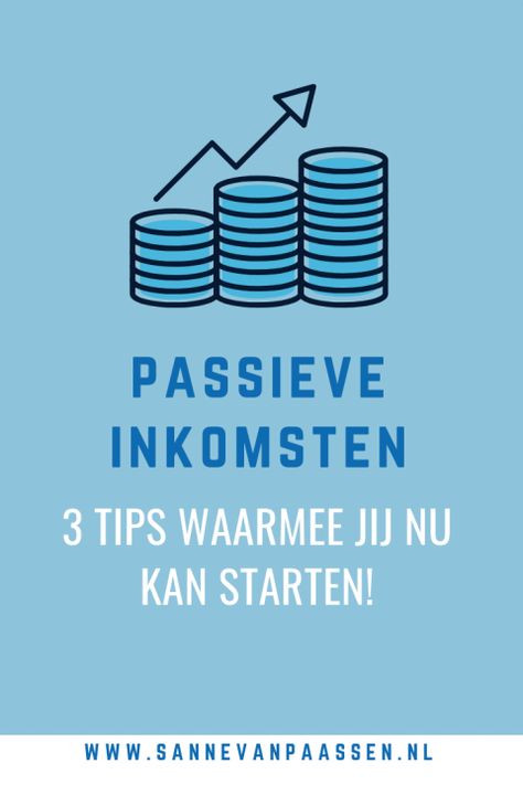 Hoe kan je passieve inkomsten vergroten? Ik ga een persoonlijk avontuur aan waarbij ik binnen een jaar minimaal 1000euro aan passieve inkomsten wil gaan verdienen. Ik ben al aardig op weg en in deze blog neem ik jullie mee hoe ik dit aanpak! Drie tips om direct mee in actie te komen.   Money Mindset | passieve inkomsten | ondernemersmindset | ondernemerschap | vrouwelijke ondernemers | business women | geld verdienen | passief inkomen | affiliate marketing | rijk worden | business coach Legit Work From Home, Side Money, Online Entrepreneur, Business Coach, Make Money Fast, Online Painting, Remote Jobs, Money Mindset, Blog Tips