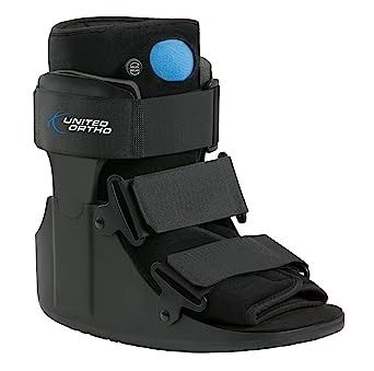 Amazon.com: United Ortho USA14115 Short Air Cam Walker Fracture Boot, Medium, Black : Health & Household Air Cast Boot, Air Cast, Useful Items, Fashionable Shoes, Useful Things, Fitness Clothing, New Life, Black Boots, Workout Clothes