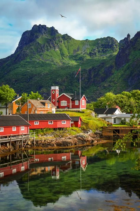 Where to Go on Holiday in August 5. SVALBARD AND VESTERALEN ARCHIPELAGOS, NORWAY Sognefjord Norway, Scandinavian Country, Viking Ships, Nordland, Viking Ship, Wooden Houses, Voyage Europe, Red House, Going On Holiday