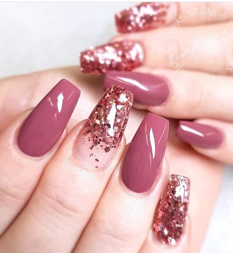 Nail Extensions Acrylic, Mauve Nails, Red Nail Art, Romantic Nails, Valentine Nails, Fancy Nails Designs, Pink Nail Art, Nail Art Designs Diy, Nail Art Wedding