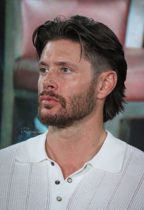 Soldier Boy Haircut, Jensen Ackles Hairstyle, Jj Haircut, Cowboy Hairstyles, Cowboy Mullet, Cowboy Haircut, Cowboy Haircut Men, Mullet Styles, Trending Mens Haircuts