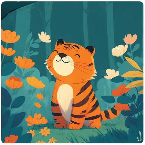 ArtStation - MEMORY ANIMAUX Board game - 15/17 le tigre, 𝐕𝐈𝐂𝐓𝐎𝐑 𝐋𝐄𝐒𝐀𝐅𝐅𝐑𝐄 Tiger Illustration, Game For Children, Book Artwork, Animal Doodles, Picture Books Illustration, Book Illustration Art, Memory Game, Deviant Art, Character Design Animation