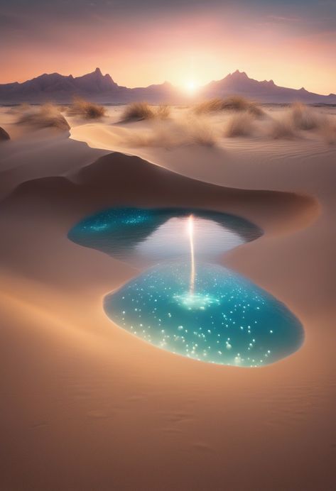 Glowing Desert Oasis Check more: https://paintlyx.com/glowing-desert-oasis/ Desert Oasis Aesthetic, Aesthetic Desert, Faith Tattoo, Desert Dream, Desert Oasis, Branding Mood Board, White Sand, Rumi, Art Boards