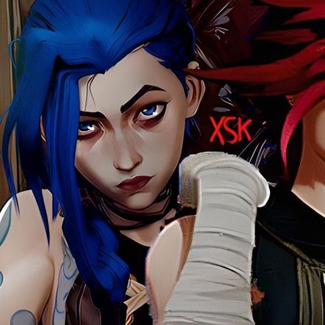 Jinx X Vi, Pic Icon, Arcane Art, Spiderman Hoodie, Arcane League Of Legends, Vi Arcane, Jinx League Of Legends, Pixel Drawing, Batman Wallpaper