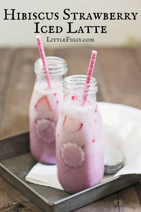 Resep Smoothie, Pink Drink, Milk Shakes, Latte Recipe, Tea Latte, Pink Drinks, Iced Latte, Iced Drinks, Smoothie Drinks