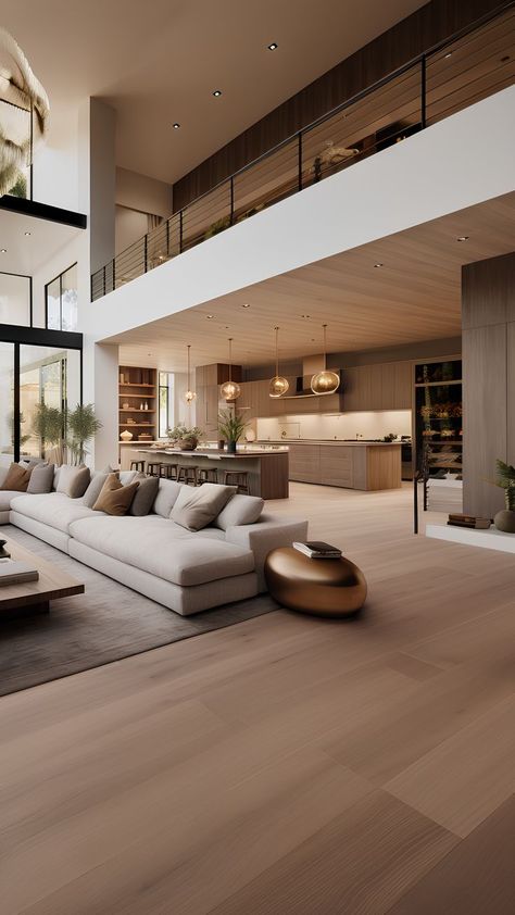 Step Down Living Room Ideas, Luxury Modern Interior Design, Contemporary Family Room, Luxury Homes Interior, Home Building Design, Design Room, Interior Modern, Luxury Interiors, Luxury Homes Dream Houses