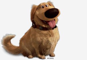 Dug the Dog from Disney Pixar UP - smiling T-Shirt. rf=238591462349332196 Pixar Movies Quotes, Dug The Dog, Animated Movies Characters, Dog Animation, Dog Movies, Pixar Characters, Disney Dogs, Up Dog, Animation Movie