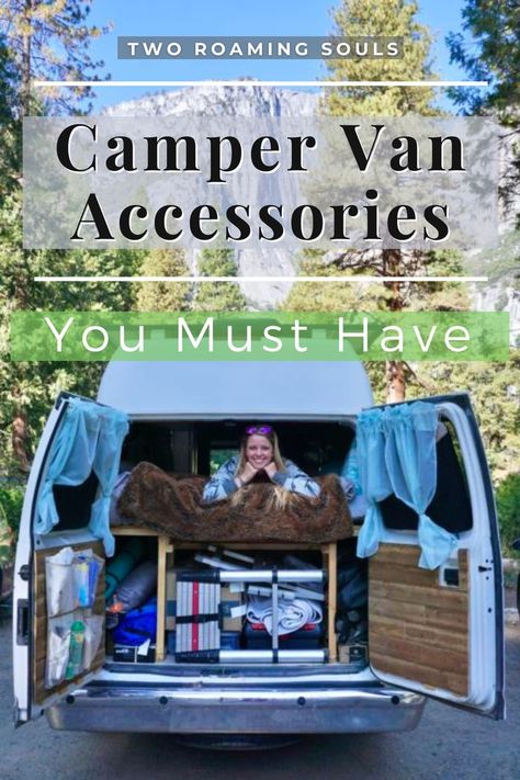 These camper van accessories can change the way you vanlife. If you have some or most of these camper van accessories, you will be set up pretty well and living you best life on the road. You don’t have to worry about getting stuck out in the middle of nowhere with no cell service. Or can have some of the best vanlife toys that can keep you entertained for days! #vanlife #accessories Living Van, Best Camper, Camper Accessories, Life On The Road, Van Accessories, Living On The Road, Cool Campers, In The Middle Of Nowhere, Middle Of Nowhere