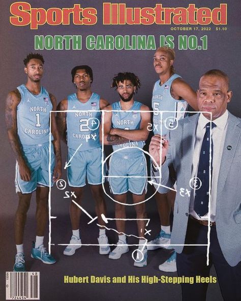 Carolina Basketball on Instagram: "Preseason AP #1 for the tenth time. Most ever 🙌" Unc Basketball Wallpaper, North Carolina Tar Heels Wallpaper, Tarheels Basketball, Athletic Aesthetic, Sports Illustrated Covers, Unc Basketball, Boxing History, Tar Heel, Basketball History