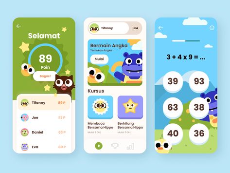 Kids App Design, การออกแบบ Ui Ux, Kids Learning Apps, Educational Apps For Kids, Dribbble Design, Mobile Application Design, Infographic Design Layout, 타이포그래피 포스터 디자인, Kids Schedule