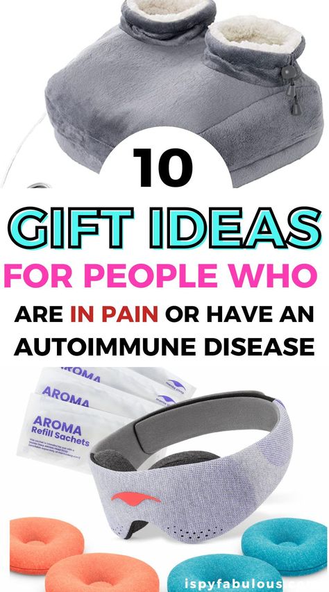 Have a special person who lives with chronic pain, an autoimmune disease, is recovering from an injury, suffers from migraines, or any other ailment that causes them pain? Give them the gift of warm and relief with these 10 gift ideas for the person in pain. 10 Gift Ideas, Chronic Pain Relief, Thoughtful Gift Ideas, Chronic Migraines, Ehlers Danlos Syndrome, Invisible Illness, Chronic Disease, Feeling Sick, I Spy