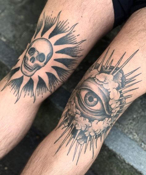 Healed and settled knees Thank you Noé! #kneetattoo #kneetattoos #blackwork #blackworktattoo #tattoo #blackink #ink #blackworkerssubmission… | Instagram Knee Tattoo Matching, Mood Tattoo, Tattoo 2024, Elbow Tattoo, Matching Couple Tattoos, Routine Tips, Beauty Routine Tips, B Tattoo, Knee Tattoo