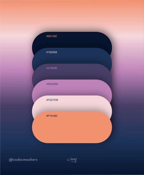 Flat Color Palette, Color Knowledge, Website Color Palette, Color Design Inspiration, Hex Color Palette, Color Palette Challenge, Color Schemes Colour Palettes, Brand Color Palette, Color Palette Design