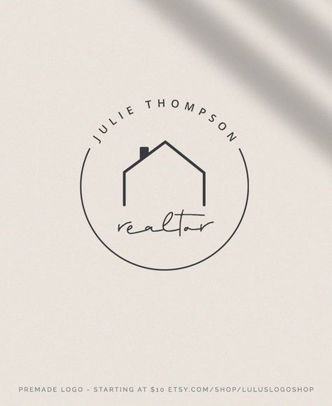 Are you a realtor or real estate agent and looking to create a professional brand or logo for your business on a tight budget? This real estate logo is for you! Customize the realtor logo with your business name, tagline and colors…. And VOILA your new logo design at a fraction of the cost. Need business cards, email signature, or a website? We also got you covered with our different package options. Click through to see! #RealEstateLogo #RealtorLogo #ProfessionalBrand #LogoDesign Home Inspector Logo, Guesthouse Logo Design, Home Brand Logo, House Logo Design Creative, Real Estate Logo Ideas, Architecture Logos, Realty Logo Design, Home Logo Design, House Logo Icon