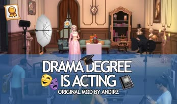 Drama Sims 4, Sims 4 Drama Mod, The Sims 4 Get Famous, Sims 4 Get Famous, Ts3 To Ts4, Sims 3 Generations, Los Sims 4 Mods, Acting Class, Sims 4 House Design