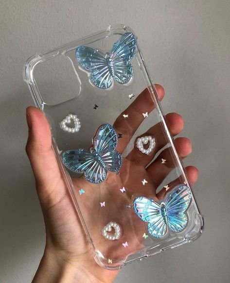 Samsung Galaxy S23 Fe Phone Case, Blue Aesthetic Phone Case, Iphone Inspiration, Phone Case Diy Paint, Diy Phone Case Design, All Apple Products, Decoden Phone Case, Purple Cases, Handmade Phone Case