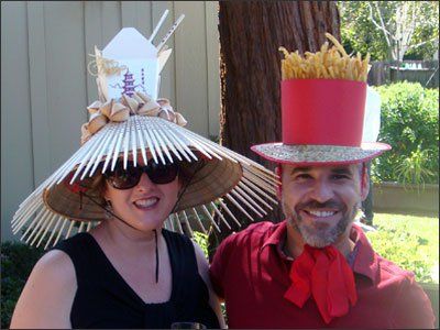 Crazy hat party Diy Crazy Hat Day Ideas For Adults, Diy Party Hats For Adults, Crazy Hat Party Ideas, Crazy Hat Ideas For Adults, Funny Hats For Adults Diy, Crazy Hats Ideas, Crazy Hat Day Ideas For Adults, Funny Hats Diy, Crazy Hat Party