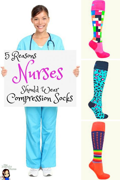 Nurses work long hours and leg pain is just a part of it right? WRONG! Compression socks can banish sore legs and look AWESOME too!  Share this post on compression socks for nurses with every nurse you know!. 5 Reasons Why Every Nurse Should Wear Compression Socks Nerdy Nurse, Nurse Compression Socks, Sore Legs, Nurse Rock, Respiratory Therapy, Becoming A Nurse, Nursing Tips, Nursing Career, Future Nurse