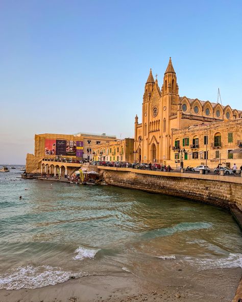 #malta #wallpaper #beach Malta Wallpaper, Malta Tattoo, Wallpaper Beach, Costa Coffee, Tower Bridge, Malta, Tower, Coffee, Travel