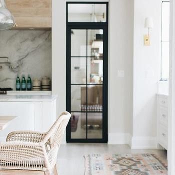 Kitchen Pantry Doors, Glass Pantry, Kitchen Country, White Oak Floors, Home Luxury, Pantry Door, Pantry Design, Transitional Decor, Oak Floors