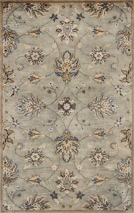 Kas Oriental Gray Syriana 6028 rug - Oriental & Persian Rectangle 8' x 10' 6" Modern Farmhouse Rugs Living Room, Modern Farmhouse Rugs, Farmhouse Rugs Living Room, Grey Tapestry, Tapestry Rug, Kas Rugs, Rugs Living Room, Kashan Rug, Rug Direct