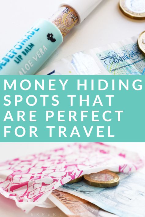 Money Hiding Spots: 11 Of The Best For Travel & Home - Expert Home Tips How To Hide Money When Traveling, Hiding Places For Valuables, Packing Hacks For Kids, Secret Stash Containers, Packing Backpack, Secret Hiding Spots, Stash Containers, Travel Packing Hacks, Home Safety Tips