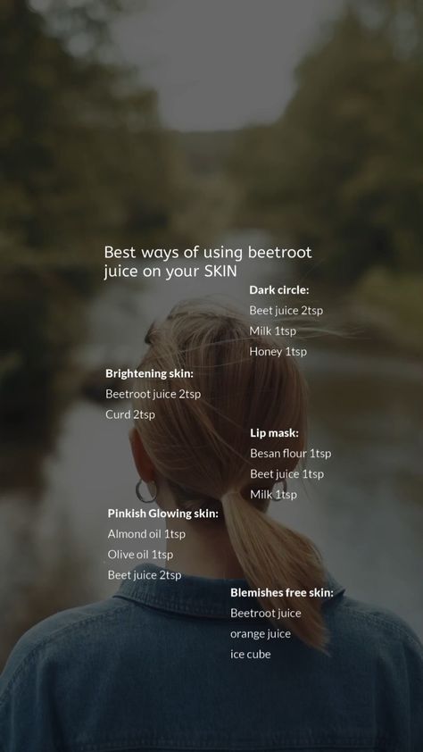 Best ways of using beetroot juice on your skin ✨ How To Use Beetroot For Skin, Beetroot Ice Cubes For Face, Beetroot For Skin, Beetroot Face Mask, Beetroot Juice, Quick Hair Growth, Skincare Ideas, Korean Beauty Tips, Skin Care Basics