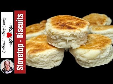 Amazingly Fluffy Skillet Biscuits - No Oven Needed! Stovetop Biscuits - Camping Bread - YouTube Stovetop Biscuits, Biscuits Camping, Camping Bread, Old Fashioned Biscuits, Skillet Biscuits, Baking Powder Biscuits, Southern Comfort Recipes, Comfort Recipes, How To Make Biscuits