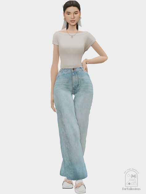 Sims 4 Vertiligo, Sims 4 Clean Girl Cc Clothes, Outfit Ideas Sims 4, Ts4 Coastal Cc, The Sims 4 Cc Mom Clothes, Sims 4 Cc Clothes Female Aesthetic Free, Sims 4 Jean Skirt, Sims 4 Cc Basic Clothes, Sims Lookbook Cc