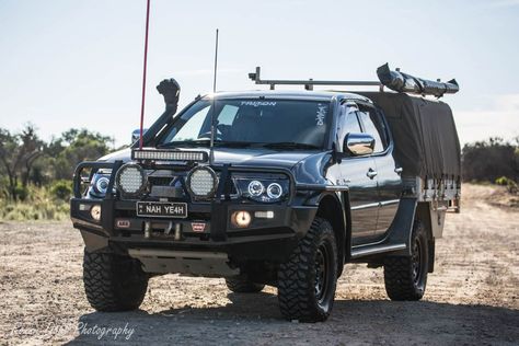 Modified Mitsubishi Triton 4x4. Mitsubishi Triton 4x4, Mitsubishi L200 4x4, Triton 4x4, L200 4x4, Chevy Luv, Triton L200, Mitsubishi Shogun, Minivan Camping, Slide In Camper