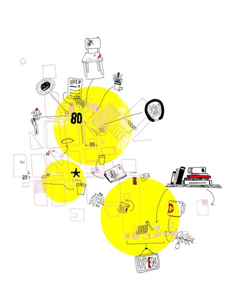 Psychogeography: map sketches — minuscule studio Map Sketch, System Map, Bulletin Board Design, Architecture Mapping, Public Transit, Design Research, Location Map, Mind Map, Map Design