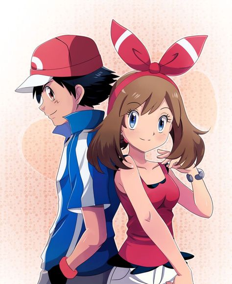 Pokemon Oras, Satoshi Pokemon, Ribbon Hairband, May Pokemon, Ash And May, Hope Pictures, Pokémon Oras, Pokemon Ash And Serena, Pokemon People