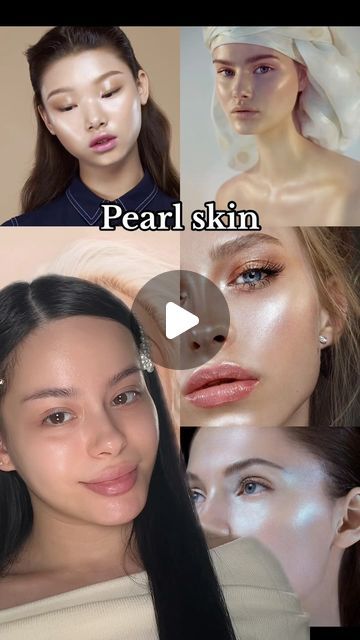 Pearl Skin Makeup, Hayley Bui, Clear Skin Routine, Hyper Real, Diy Beauty Hacks, January 22, Glass Skin, Makeup Trends, Skin Makeup