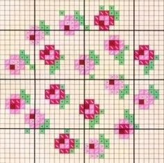 Beaded Things, Tiny Cross Stitch, Nature Cross Stitch, Small Cross Stitch, Pola Kristik, Cross Stitch Patterns Flowers, Mini Cross Stitch, Cross Stitch Cards, Floral Cross Stitch