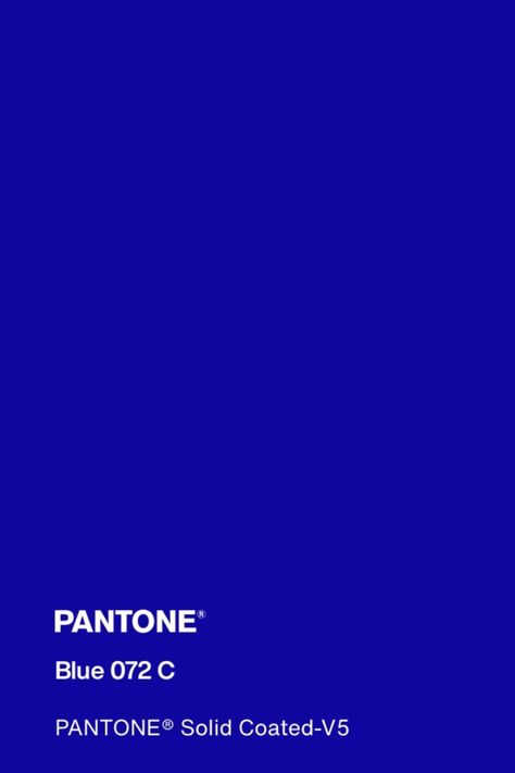 #pantone #blue #color #pantoneblue072c Blue Colour Pantone, Electric Blue Pantone, Pantone Blue Shades, Royal Blue Pantone, Royal Blue Color Palette, Blue Color Swatch, Eyes Vision, Blue Pantone, Pantone Universe