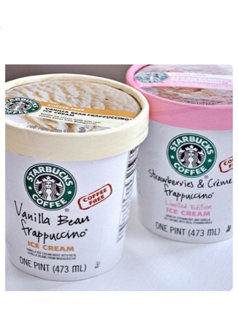 STARBUCKS ICE CREAM ?! Starbucks Ice Cream, Starbucks Party, Starbucks Vanilla, Starbucks Lovers, Dunkin Donuts Coffee Cup, Starbucks Iced, Starbucks Drinks, Starbucks Hot, Starbucks Coffee