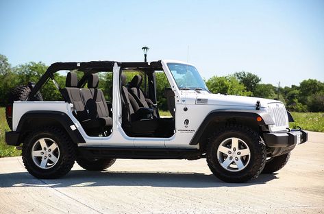 Jeep Wrangler Unlimited Doorless | by MWButterfly Jeep Wrangler Tops, Jeep Wrangler Doors, White Jeep Wrangler, Jeep Wrangler Girl, Jeep Doors, Jeep Wrangler Lifted, 4 Door Jeep Wrangler, Jeep Baby, White Jeep