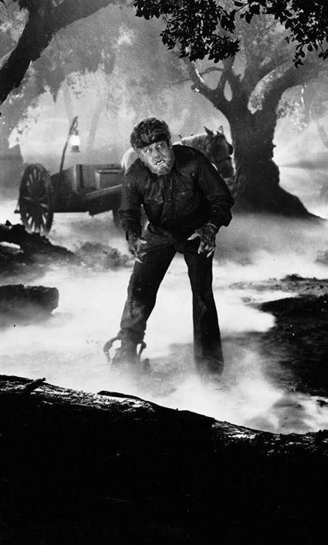 Lon Chaney Jr, The Wolfman (1941)- used to be one of my favorites movies when I was little-still watch it now again. I own it on tape, haha! The Wolfman 1941, Wolf Man 1941, Hollywood Monsters, The Wolf Man, Classic Monster Movies, The Wolfman, Lon Chaney Jr, Wolf Man, Lon Chaney