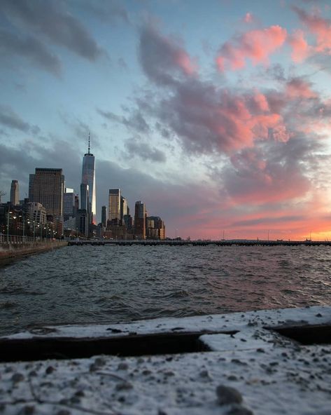 River Aesthetic, Scene Queens, I Love Nyc, One World Trade Center, River Park, Lower Manhattan, City That Never Sleeps, Trade Center, Pretty Sky