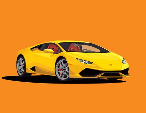 Lamborghini Illustration, Smartwatch Faces, Orange Lamborghini, Cars Vector, Live Music Bar, Forza Horizon 5, Automotive Illustration, Jdm Stickers, Boys Prints