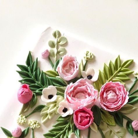 Handmade Polymer Clay Earrings by Dhisana on Instagram: "This slab is so super special because I was honestly inspired by the peonies growing in my own backyard!!! I’ve matched the shades of pink in the slab to be the same shades of my peony plants! Hope you all enjoy this slab cuz it’s taken A LOT of time to make 😅😅💕" Polymer Clay Peonies, Peonies Growing, Planting Peonies, Growing Peonies, Clay Flowers, Clay Ideas, Shades Of Pink, Clay Projects, Handmade Polymer Clay